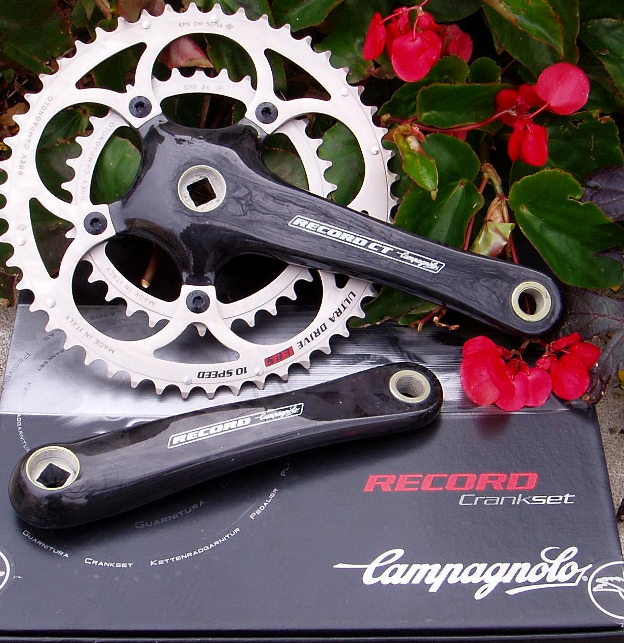 Eerder Junior Theseus More Bicycle Cranks at Yellow Jersey featuring Campagnolo Compact