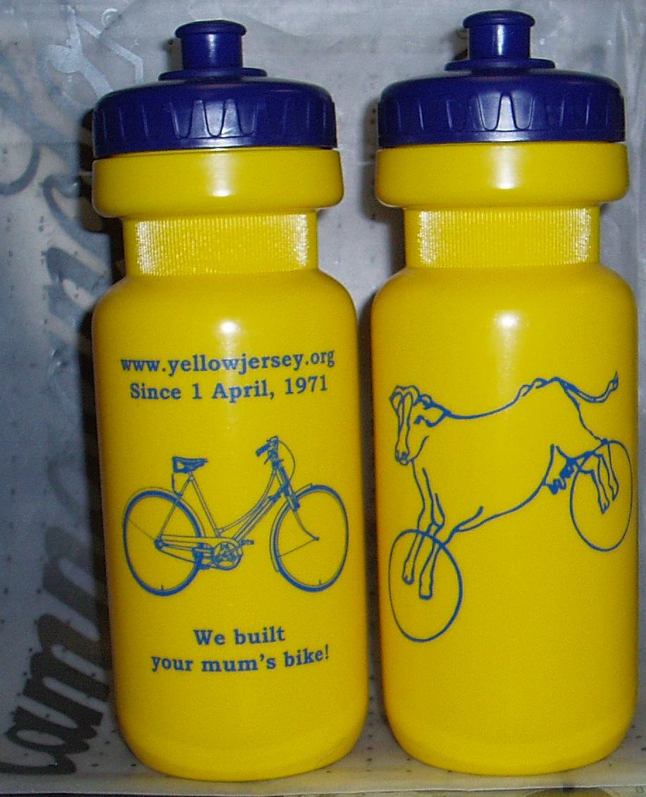 Yellow Jersey Water Bottles